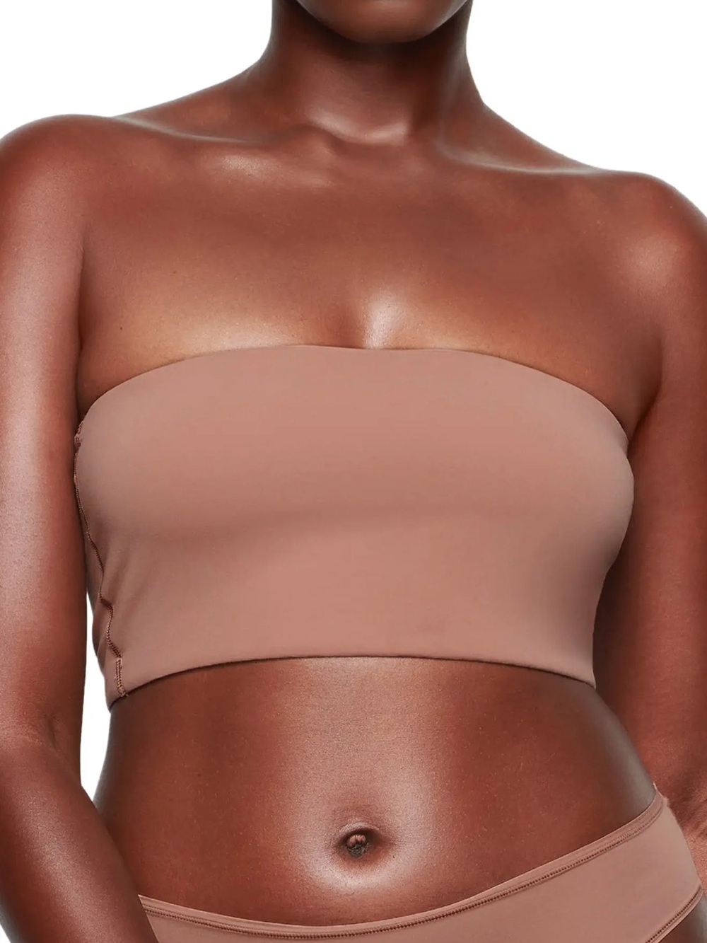 SKIMS Fits Everybody Bandeau Bralette - Rose Clay